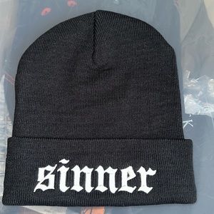 Sinner beanie from Black Craft Cult